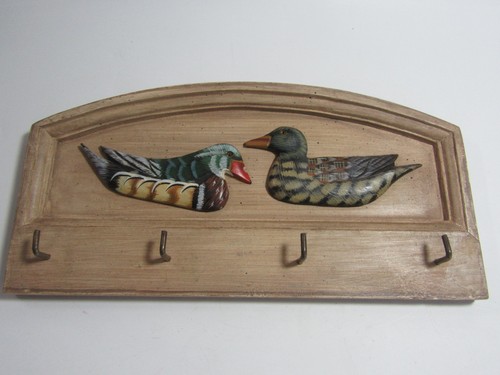 Wooden plaque key - key, with