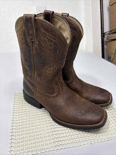 Ariat honor western boot brown - honor,