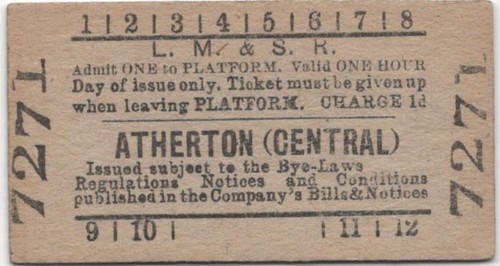 Lms railway platform - lms, ticket