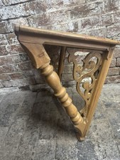 Vintage Antique Pine Wall Shelf Decorative Rustic Farmhouse Pine 