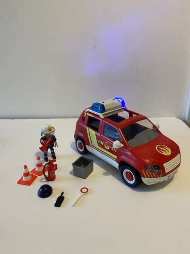 Playmobil 5364 fire chief car - fire,