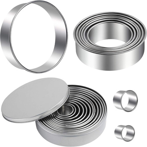 Round cookie cutters set - round,