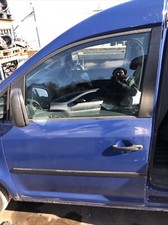 VW  CADDY VAN 11-15 FRONT DOOR PASSENGER LEFT SIDE IN BLUE WITHOUT MIRROR