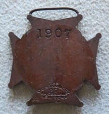 2 MEDALS c. 1900 NEW YORK