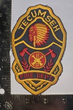 Tecumseh Fire Dept Patch –
