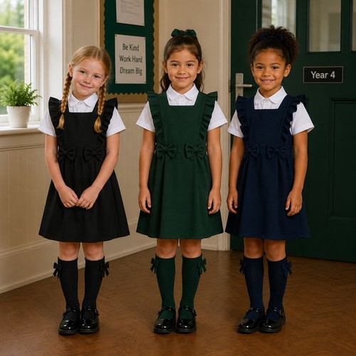 Girls dark green navy - dark, school