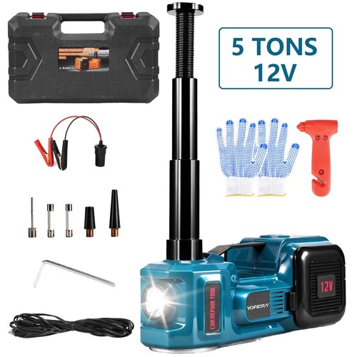 Electric car jack with tire - electric,