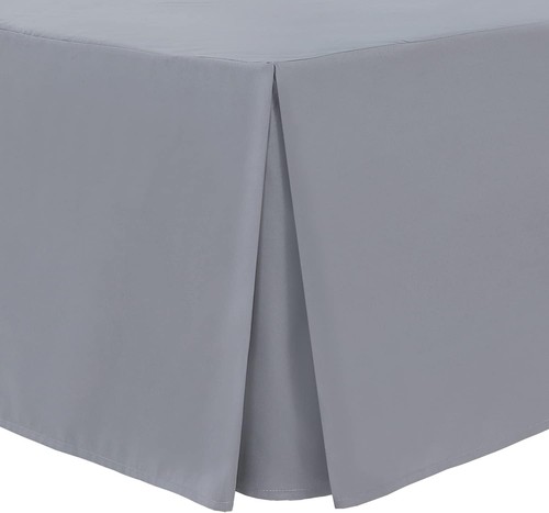 Linen home box pleated base - box,
