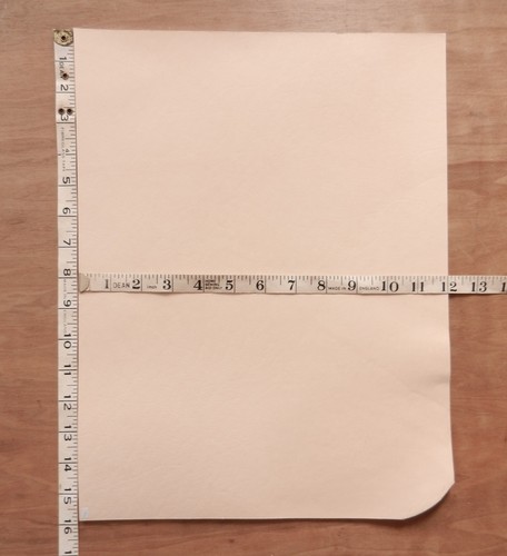 Veg tan leather offcuts 3mm - leather,