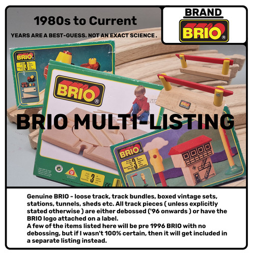 Genuine brio track pieces - genuine,