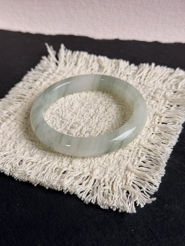 Natural jade bangle - natural, bracelet