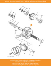 Yamaha crankshaft assy - crankshaft,