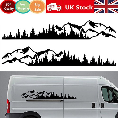 2pcs mountain range vinyl - mountain,