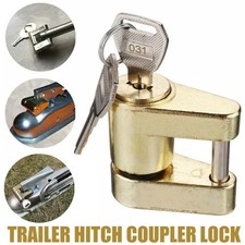 Trailer Hitch Coupling Lock Secure Tow Towing Tongue Latch Hitch Lock Anti Theft