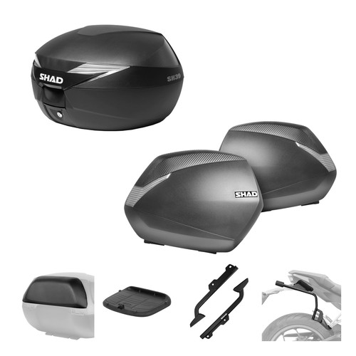 Complete kit shad sh39 black - shad,