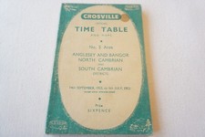 1952 Crosville Bus Timetable
