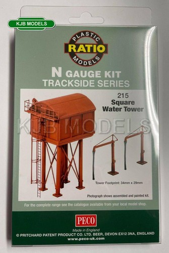 Ratio 215 square water tower - water,