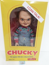 Chucky Mezco Toys Evil Face 15" inch Talking Doll Horror Mega Scale Boxed RARE