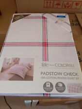 Coloroll Single Duvet Set in Padstow Check