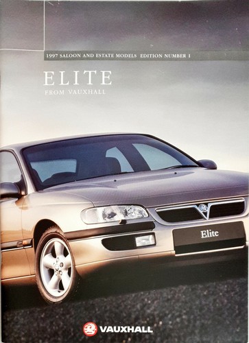 Vauxhall omega elite brochure - elite,