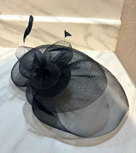 John lewis black fascinator - lewis,