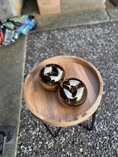 Pair Of Golden Apple Homeware