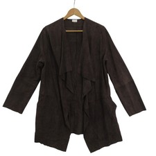 Celtic & Co Waterfall Jacket UK 12 Brown Suede Womenswear Leather - Preloved