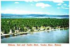 Vintage postcard ojibway tent - vintage,