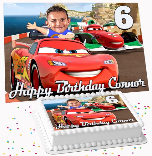 Cars your comic photo birthday - cars,