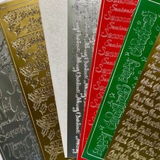 Peel Off Stickers Merry