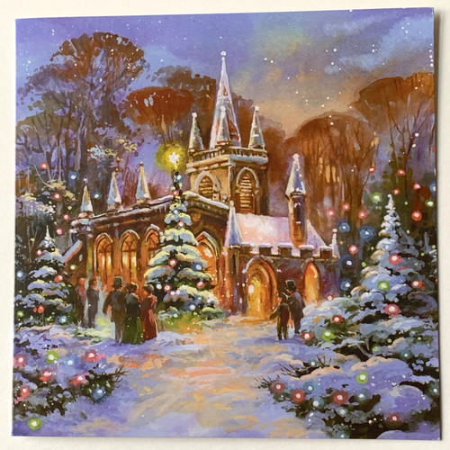 Religious christmas card - religious,