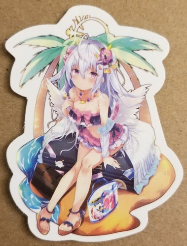 Waifu sticker girl summer - sticker,