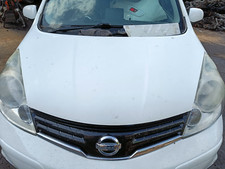 2012 NISSAN NOTE N-TEC FRONT BONNET HOOD PANEL IN WHITE