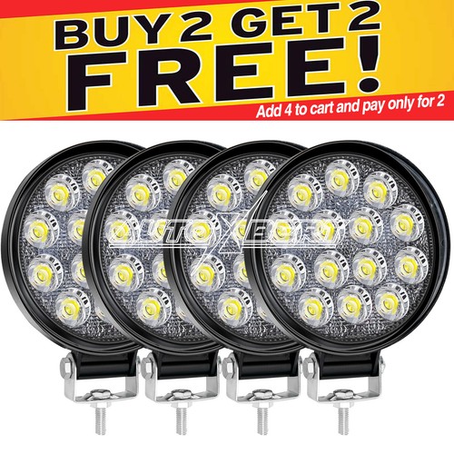 Offroad 12v 24v round led - offroad, 4.4"