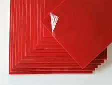 Plastic Sheet Red High Impact