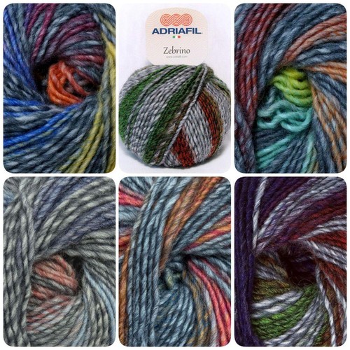 Adriafil zebrino worsted self - zebrino,