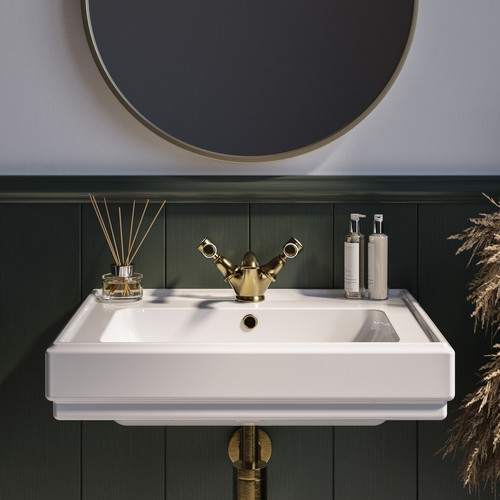 White wall hung - basin, 1