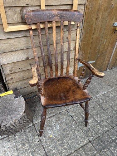 Victorian kitchen arm chair - victorian,