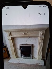 Cream resin fire surround - cream,