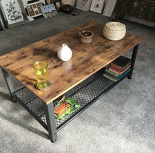 Industrial coffee table - coffee,
