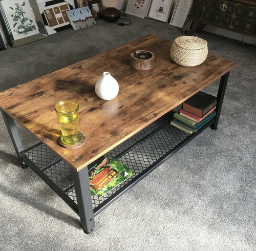 Industrial coffee table - coffee,