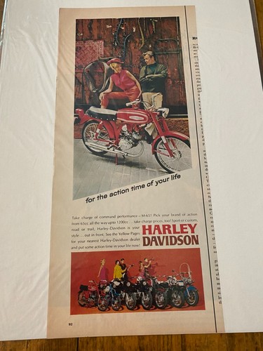 Vintage 1967 harley davidson - 1967,