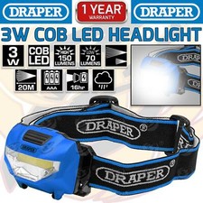 DRAPER COB LED Headlight Torch