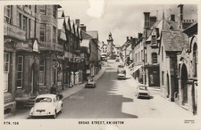 KNIGHTON, BROAD STREET, Radnorshire, Wales - Vintage POSTCARD