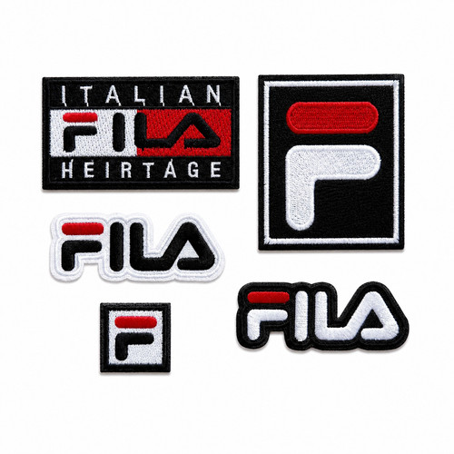 Fila logo embroidered - fila, iron-on