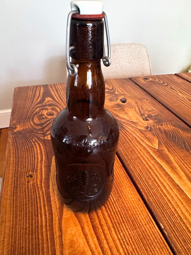 Vintage grolsch brown glass - grolsch,