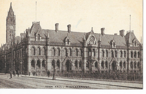 Postcard middlesbrough view - postcard,