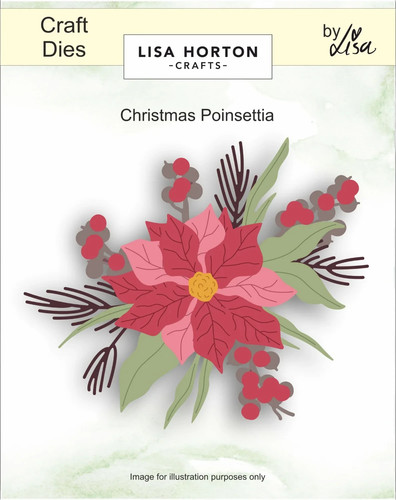 Christmas poinsettia die set - christmas,