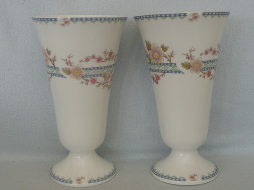 Pair coalport bone china - of,