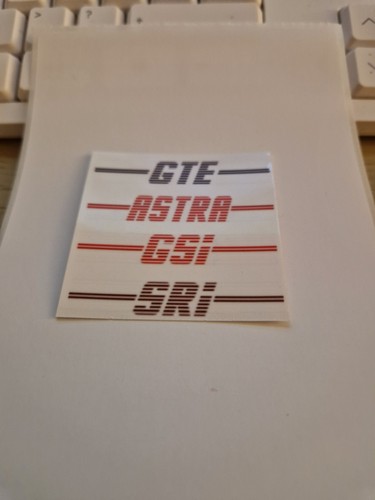 Self adhesive 1980s retro - 1:18,